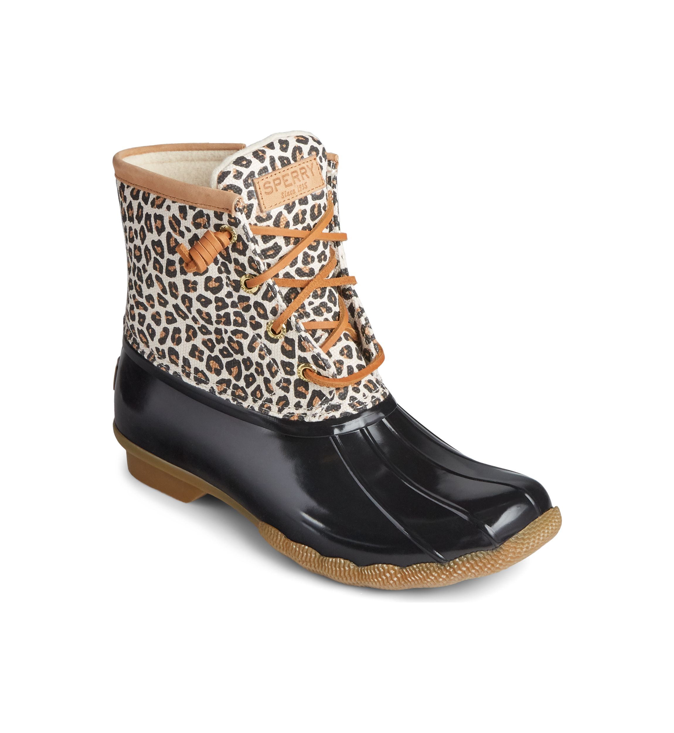 Saltwater Animal Print Textile Multi Duck Boots