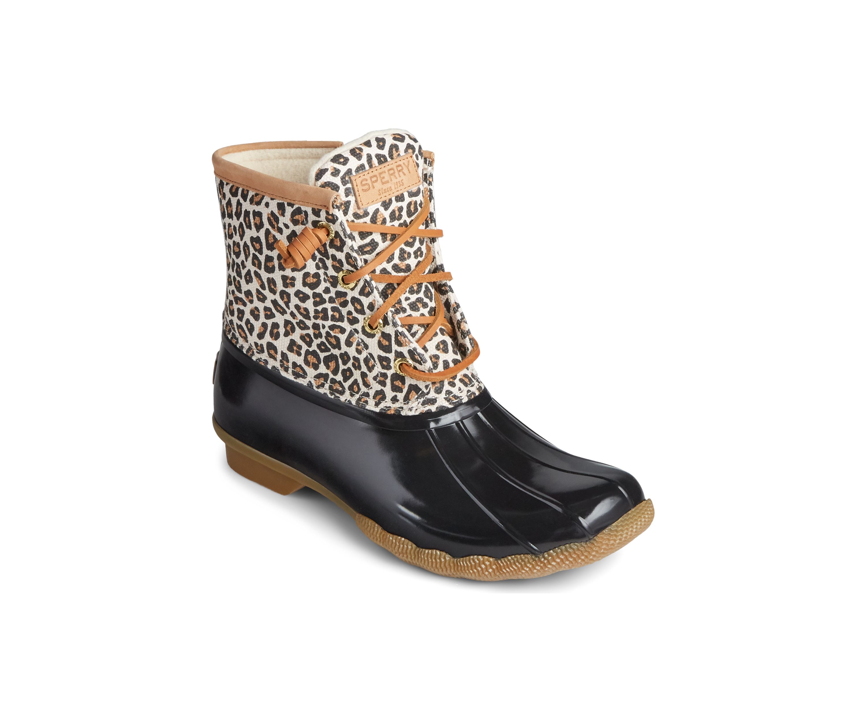 Saltwater Animal Print Textile Multi Duck Boots