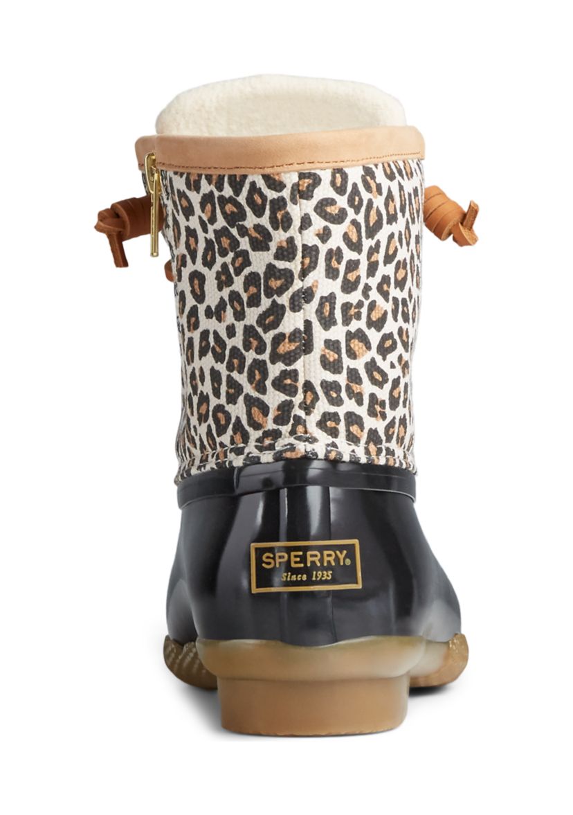 Saltwater Animal Print Textile Multi Duck Boots