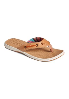 Women's Seafish Leather Flip Flop - Sandals