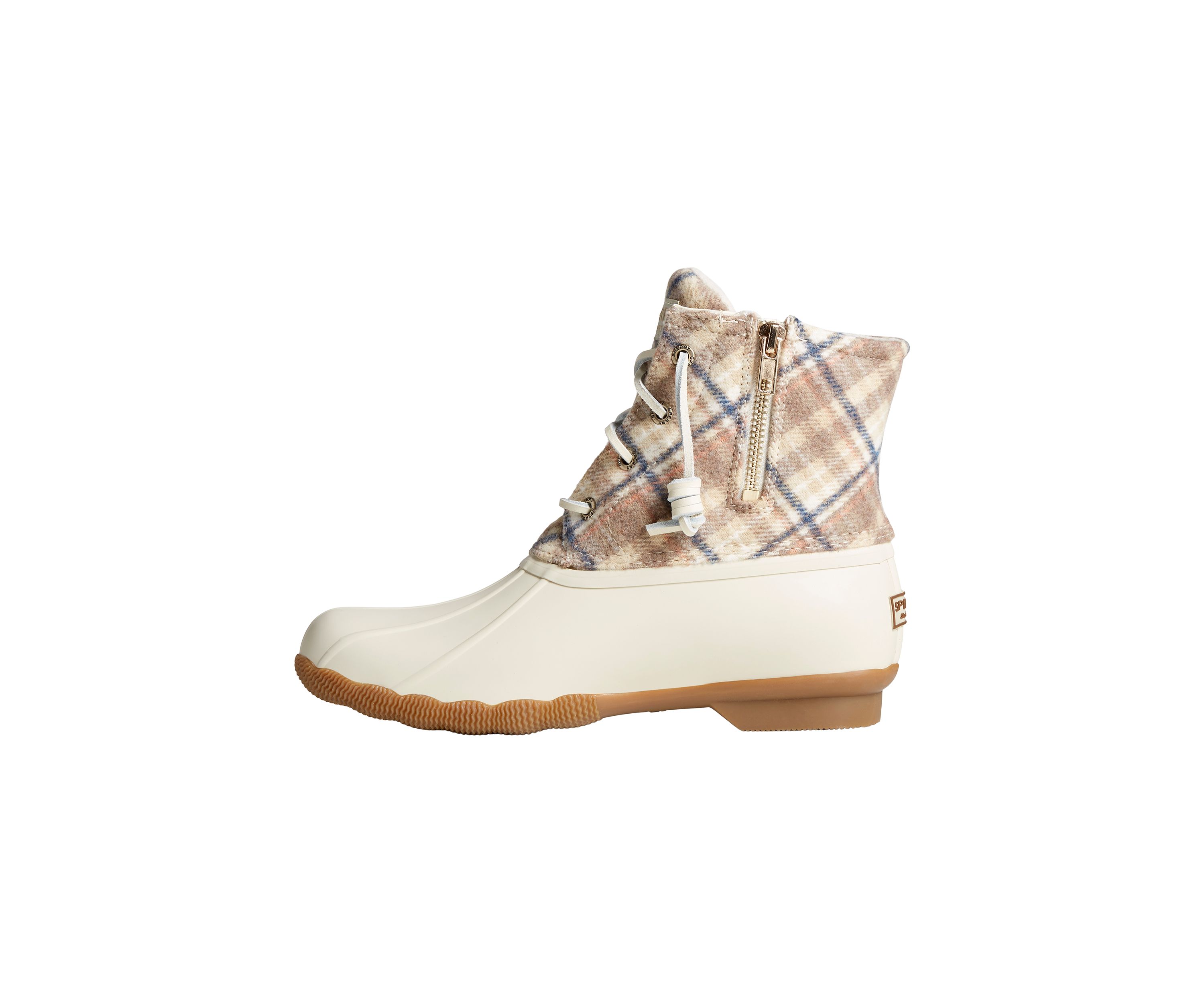 Saltwater Plaid Wool Duck Boots