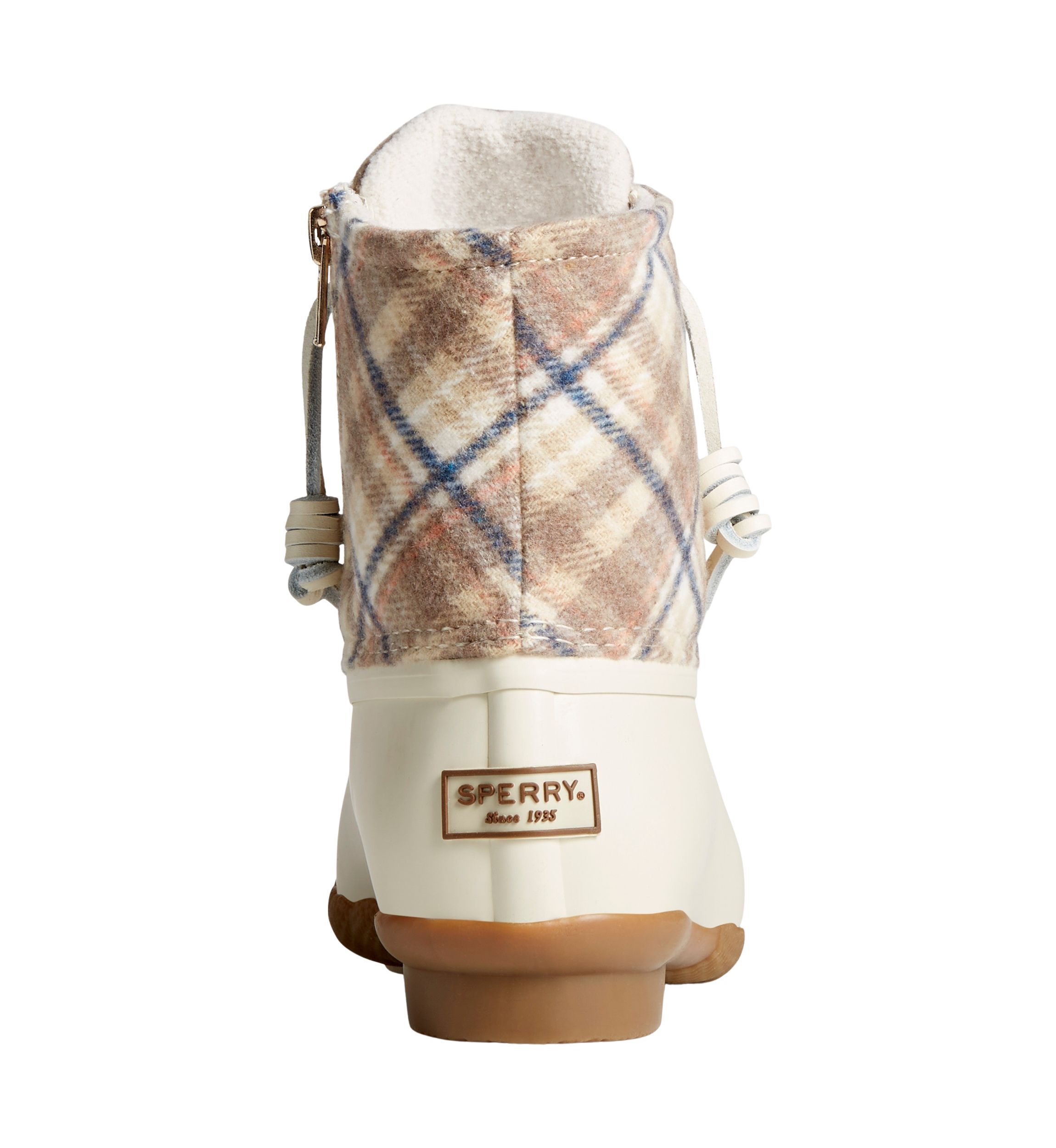 Saltwater Plaid Wool Duck Boots