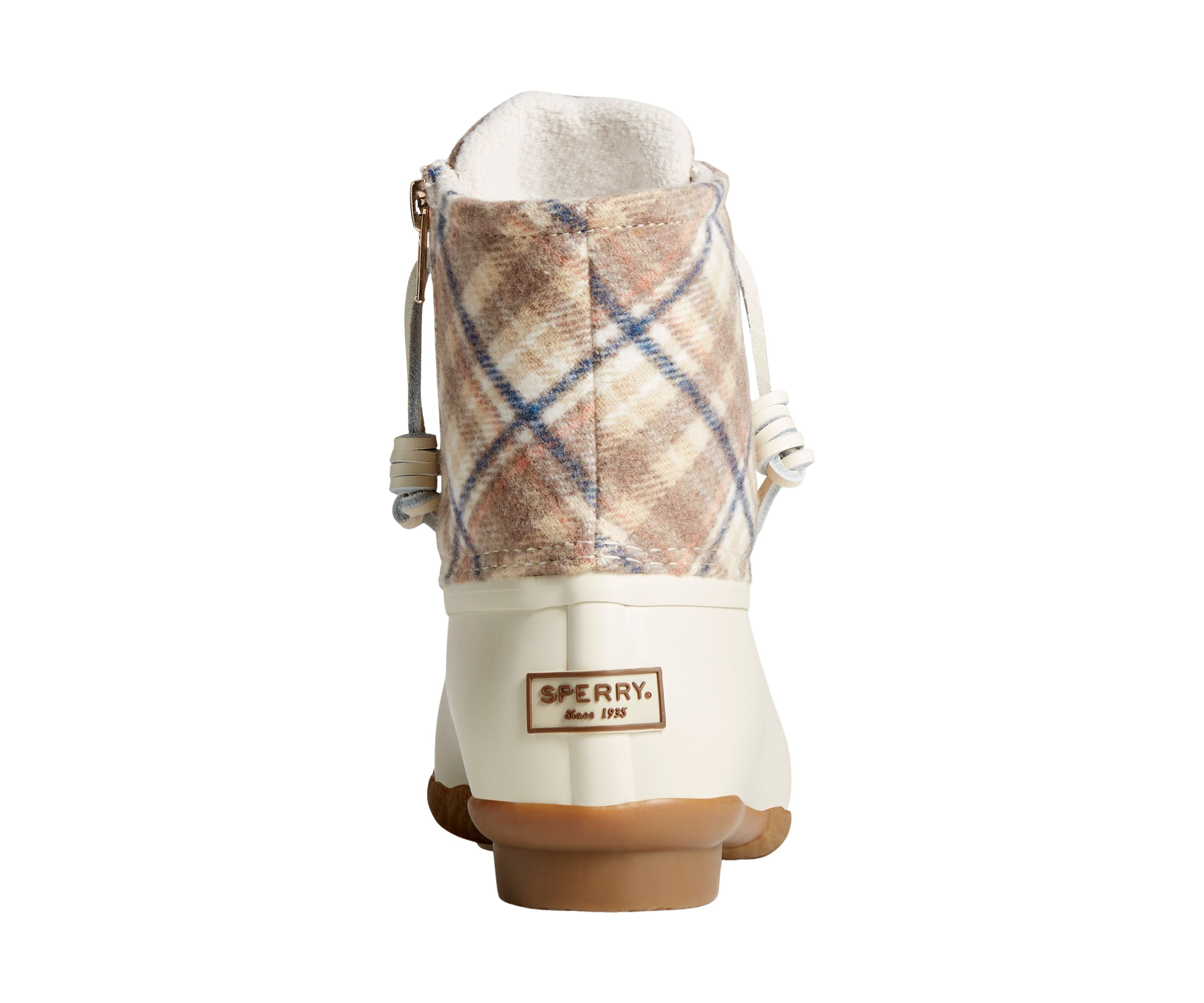 Saltwater Plaid Wool Duck Boots
