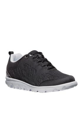 Propét Women's TravelActiv Sneakers, Black, 10N