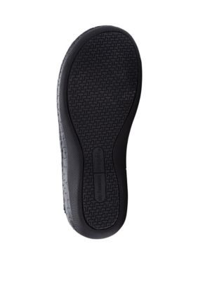 Jana Leather Slip-Resistant Slides