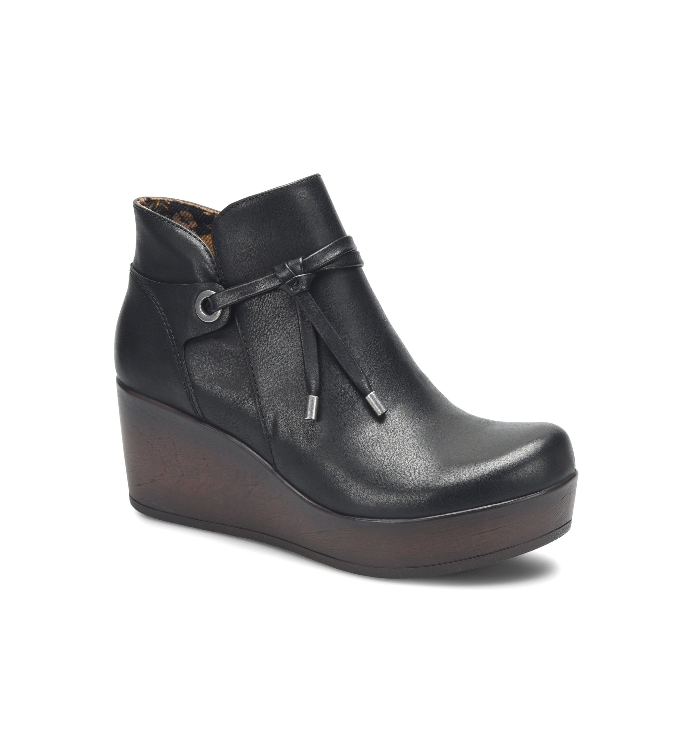 Leona Wedge Booties