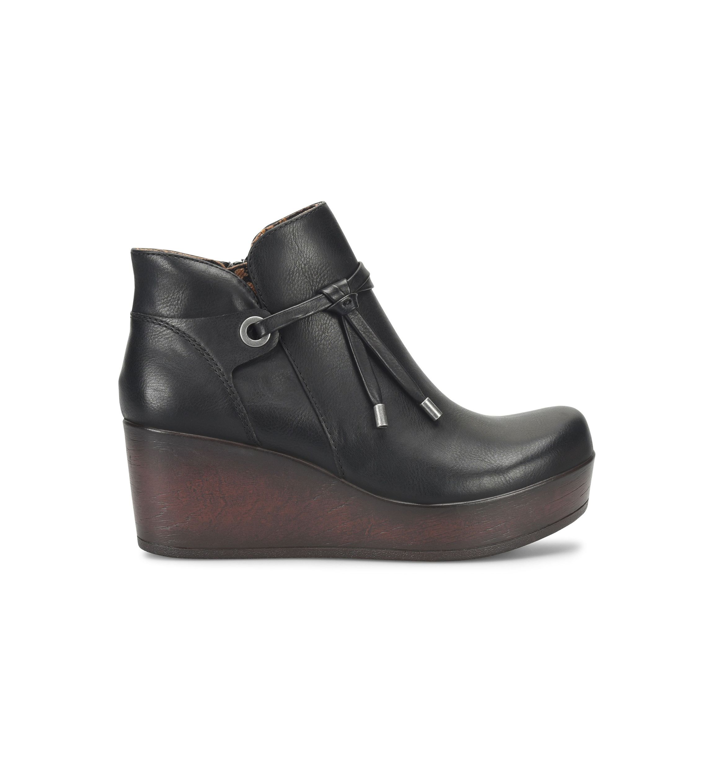 Leona Wedge Booties