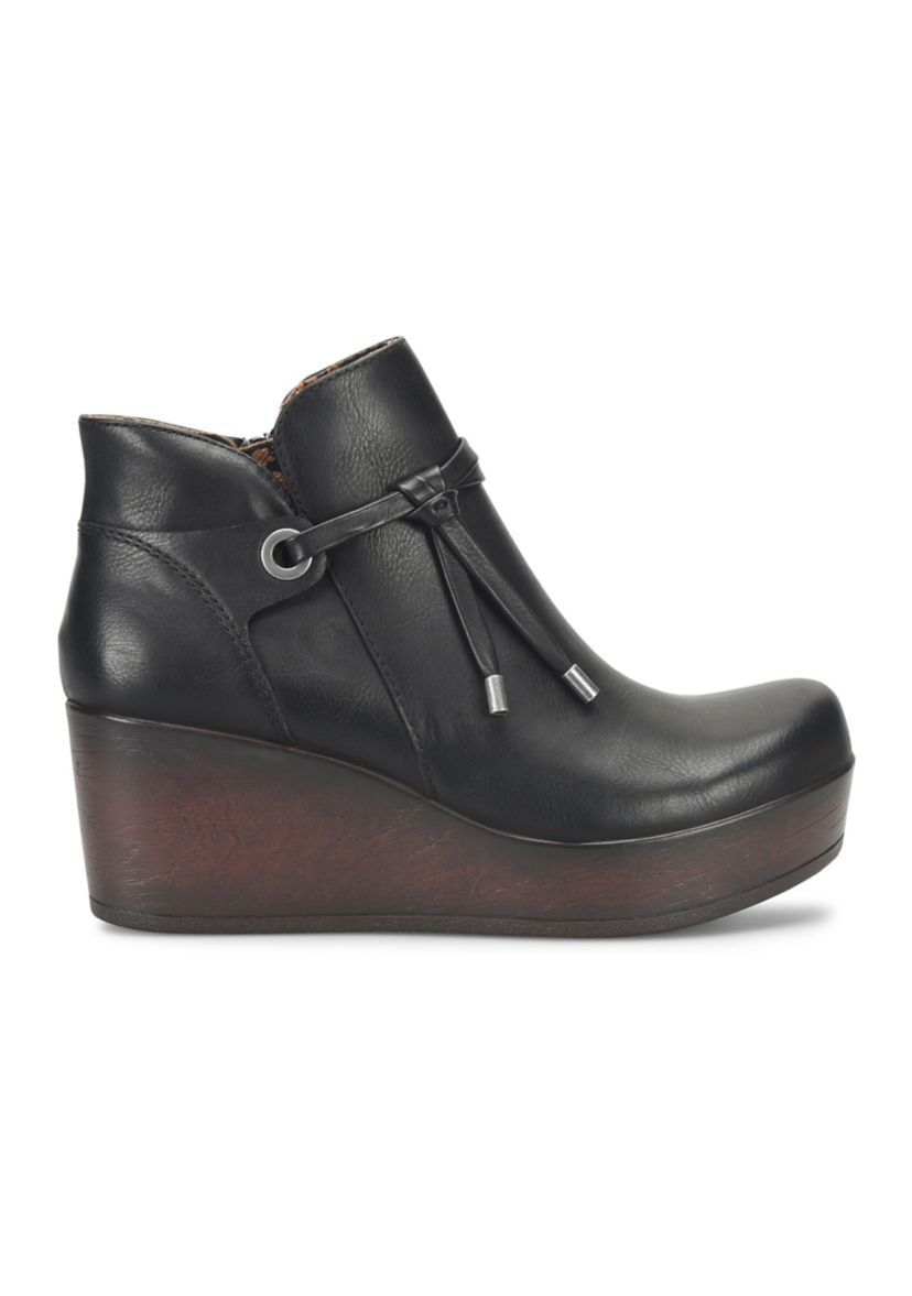 Leona Wedge Booties