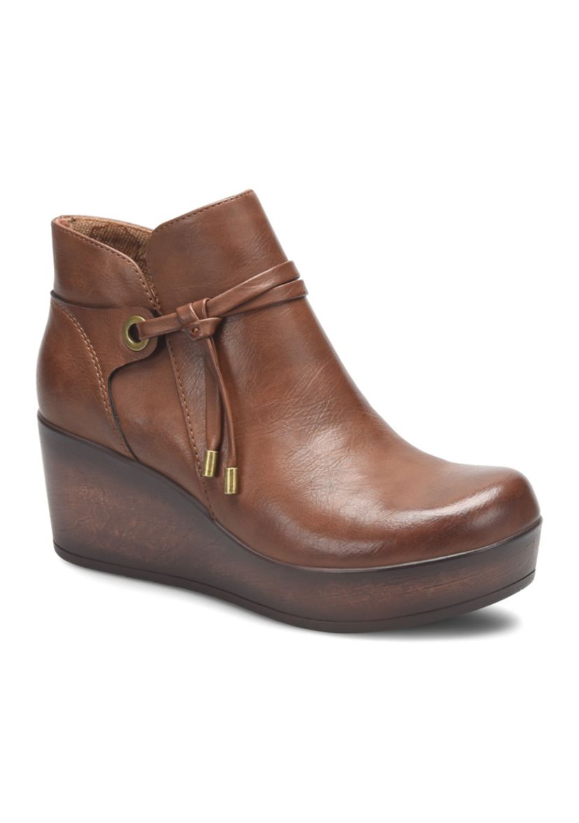 Leona Wedge Booties
