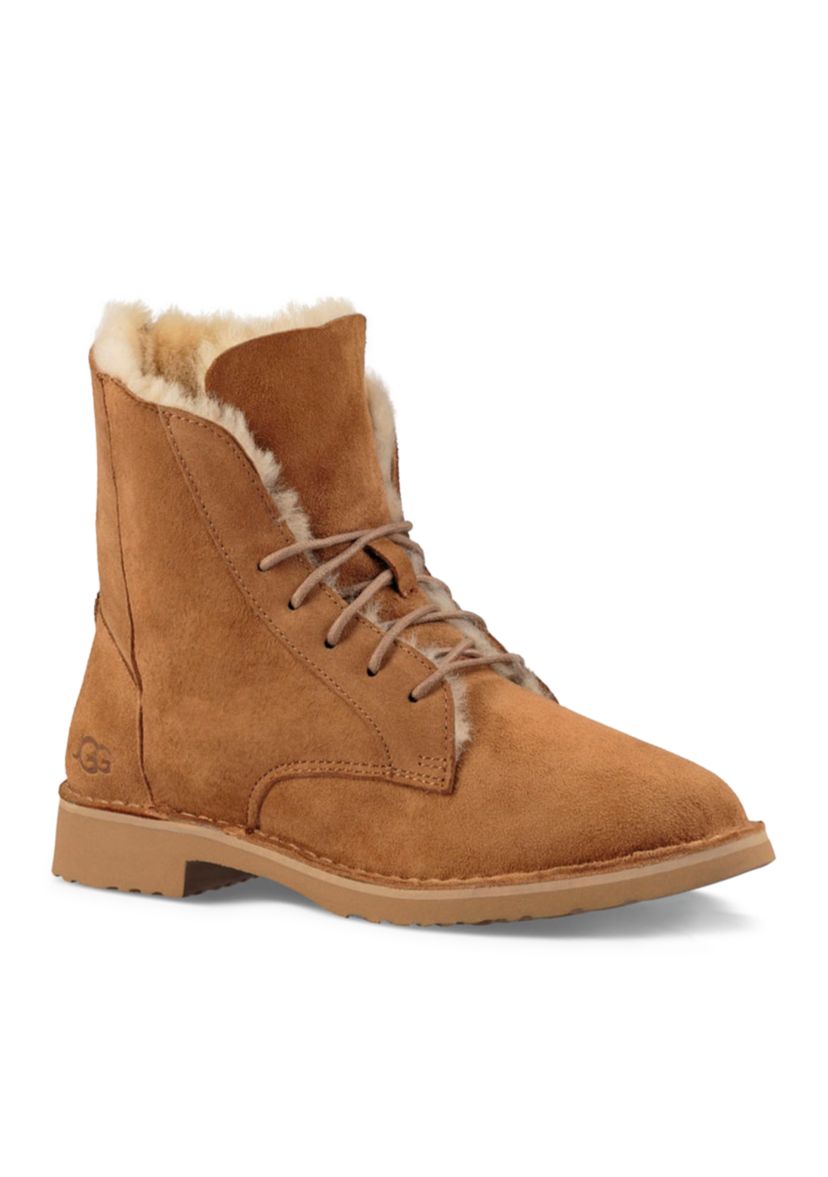 Quincy Laceup Booties