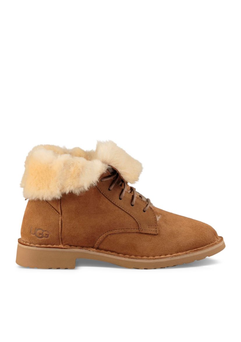 Quincy Laceup Booties