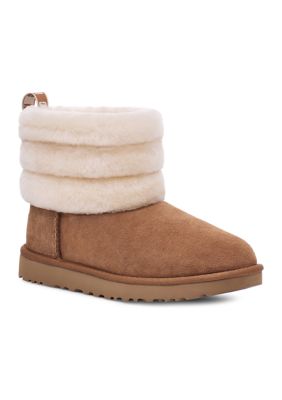 Fluff mini 2024 quilted boots