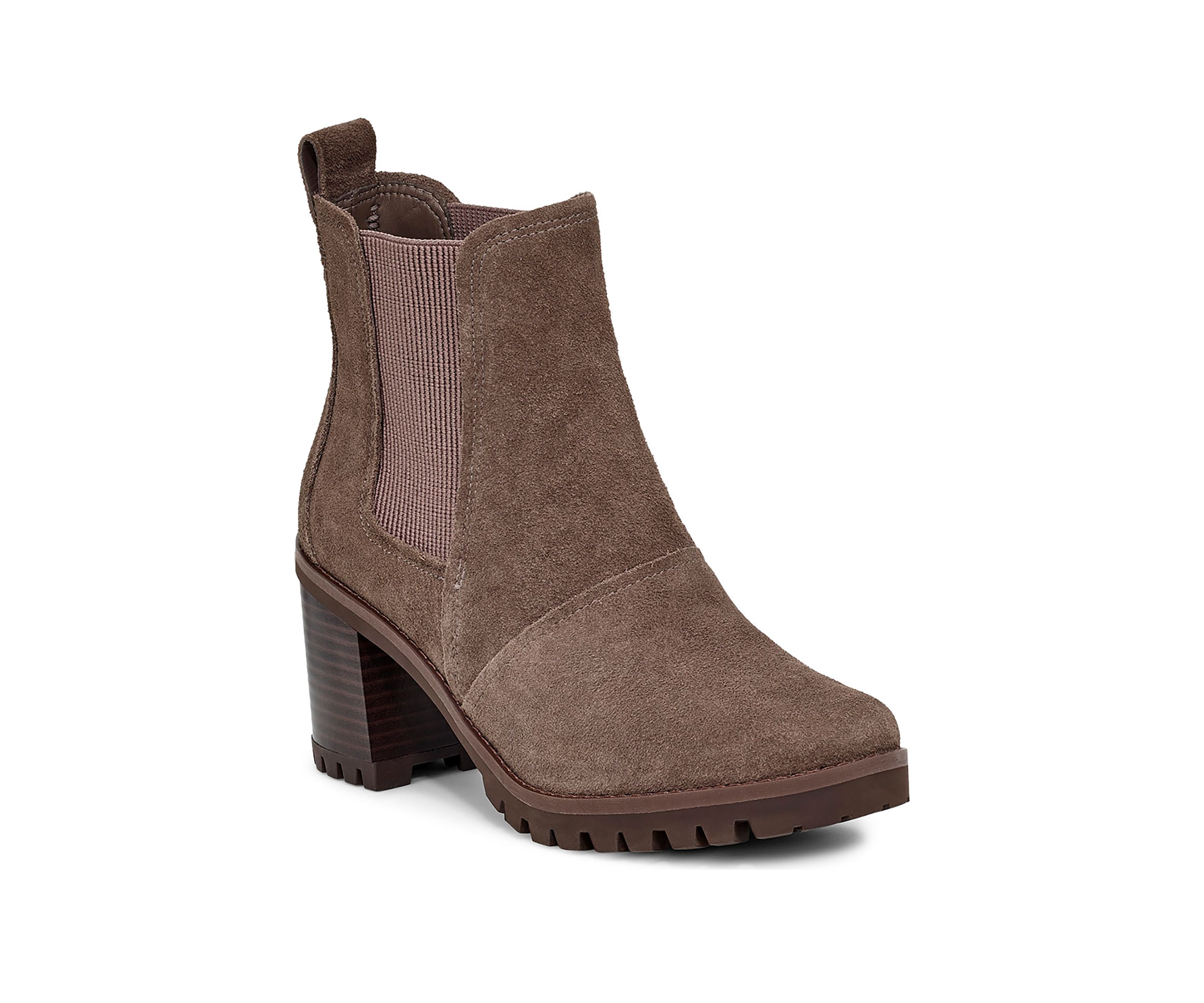 Hazel Gore Heel Booties