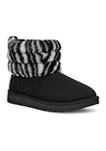 Fluff Mini Quilted Zebra Booties