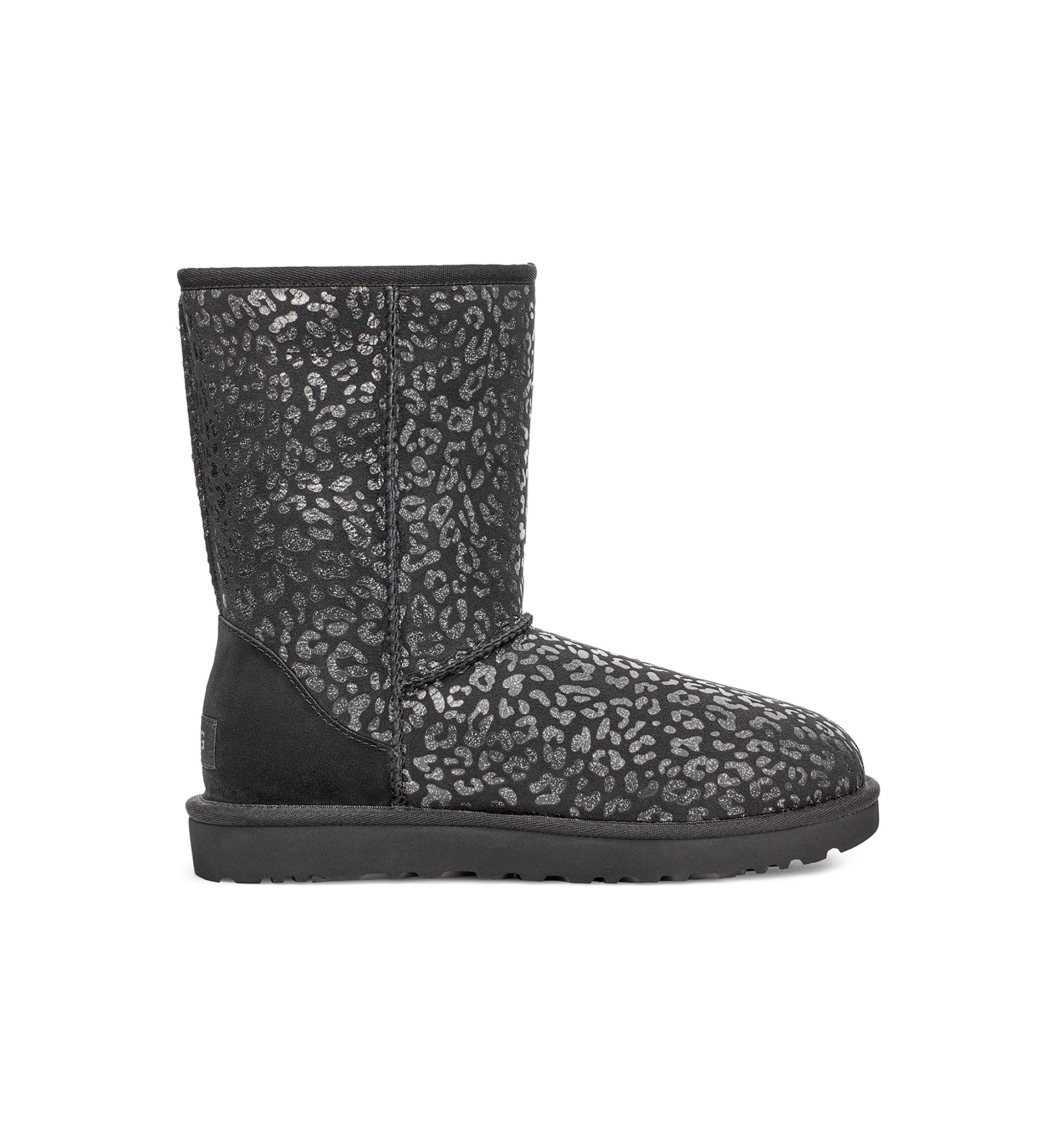 Classic Short Snow Leopard Boots