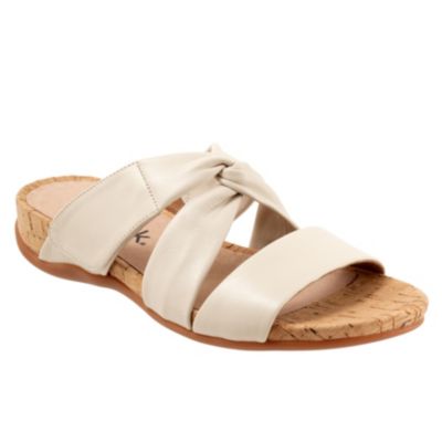 Softwalk Women's Tallulah Sandal, Ivory, 7M