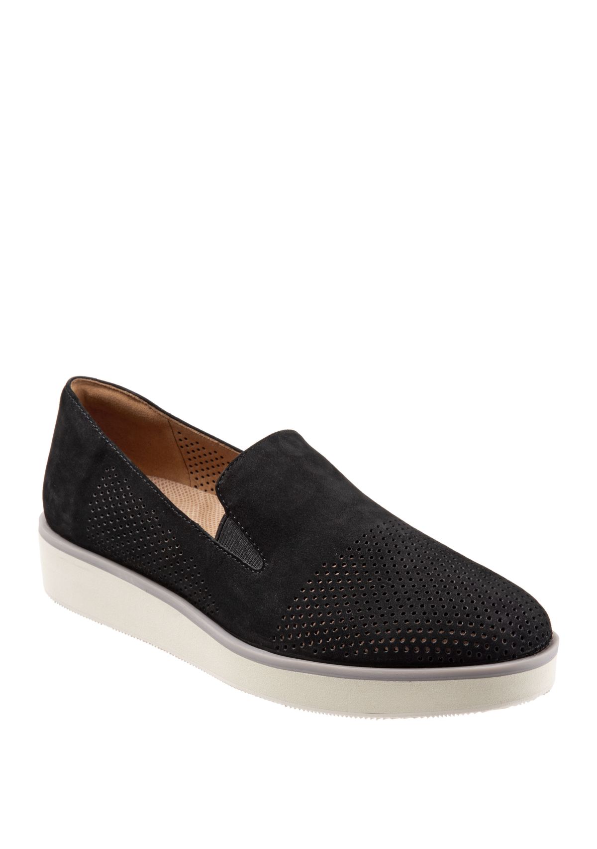 Whistle Perforated Slip On Shoes