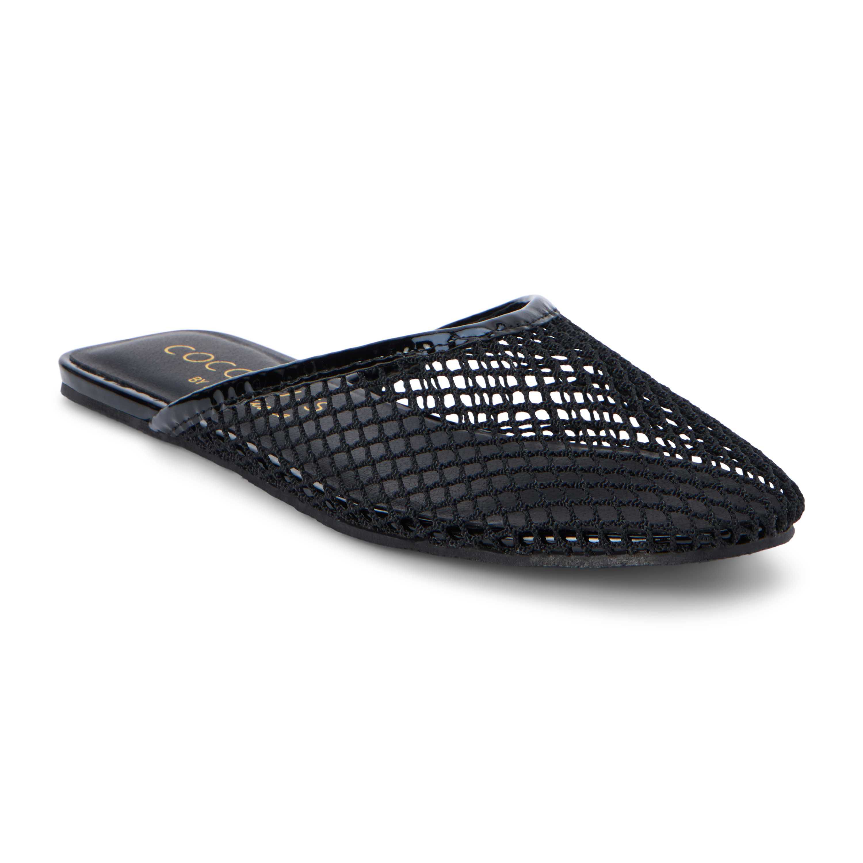 Vegan, flat mule.