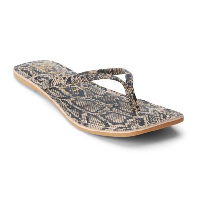 Beach by Matisse Women's Bungalow Thong Sandal, Brown, 8M