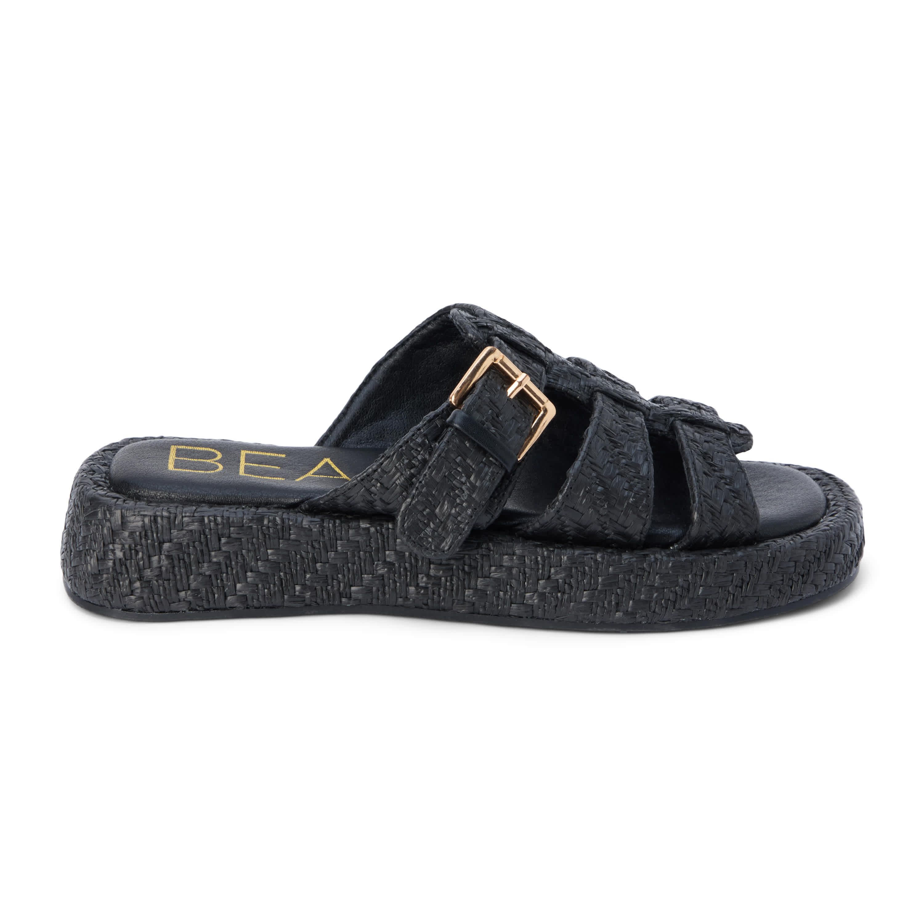 Vegan fisherman-style sandal.