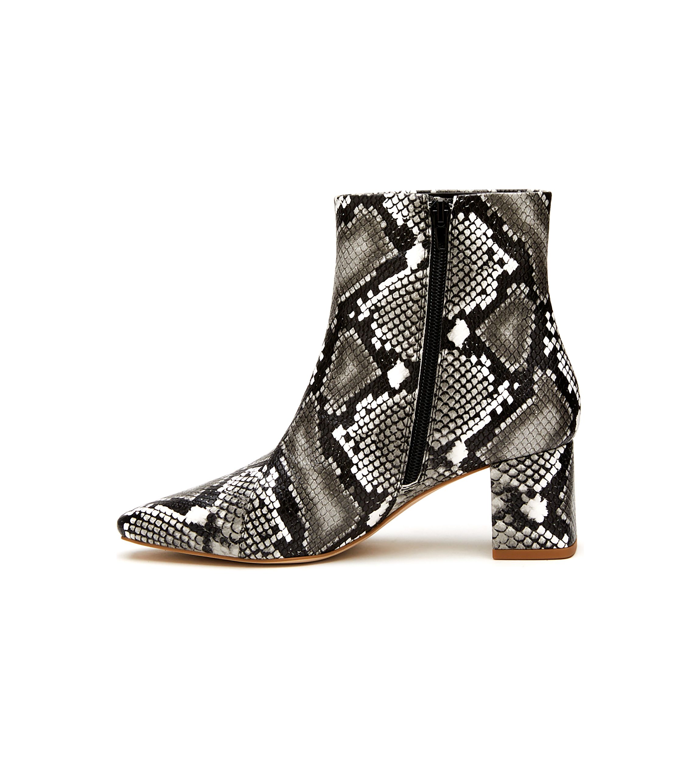 Cocoa Vegan Leather Ankle Boots