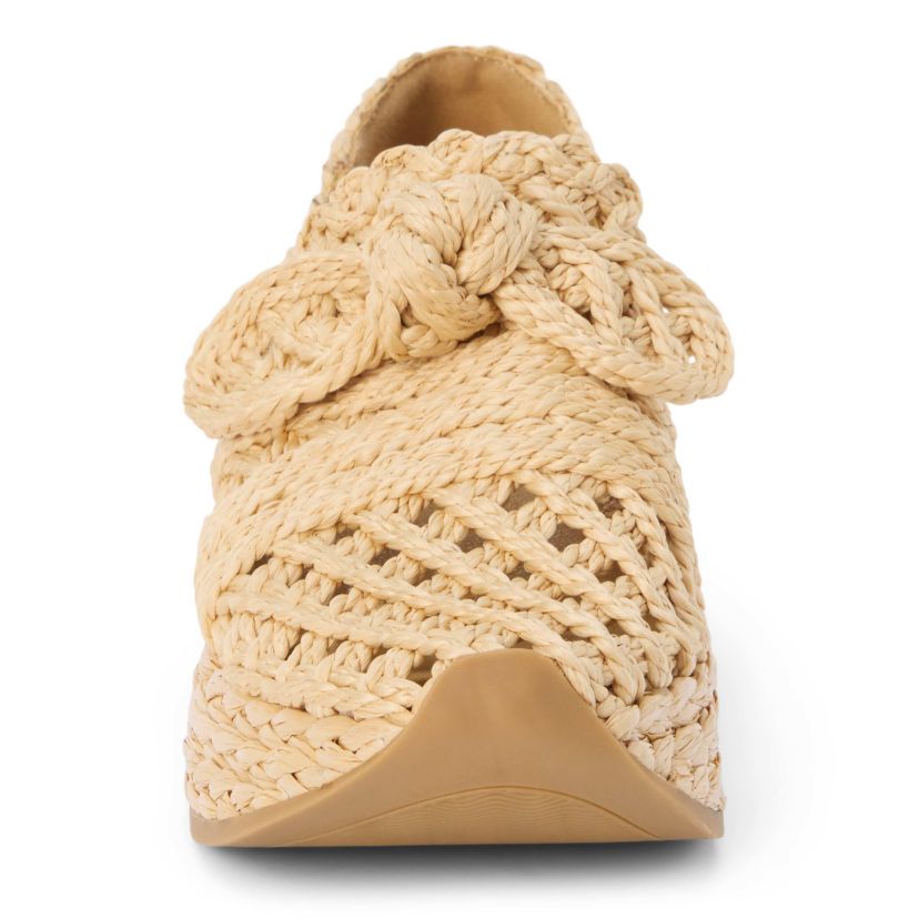 Raffia Platform Espadrille Fashion Sneakers