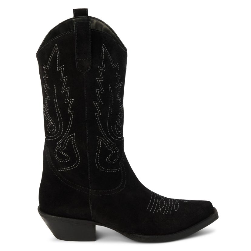 Mid calf western boot