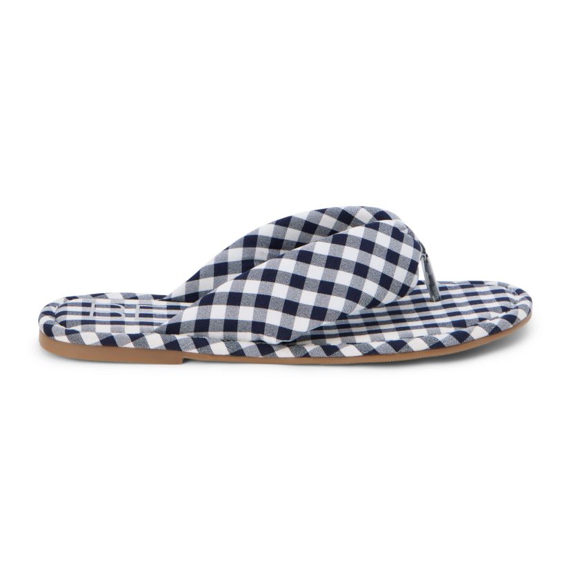 Vegan, flat flip flop sandal.