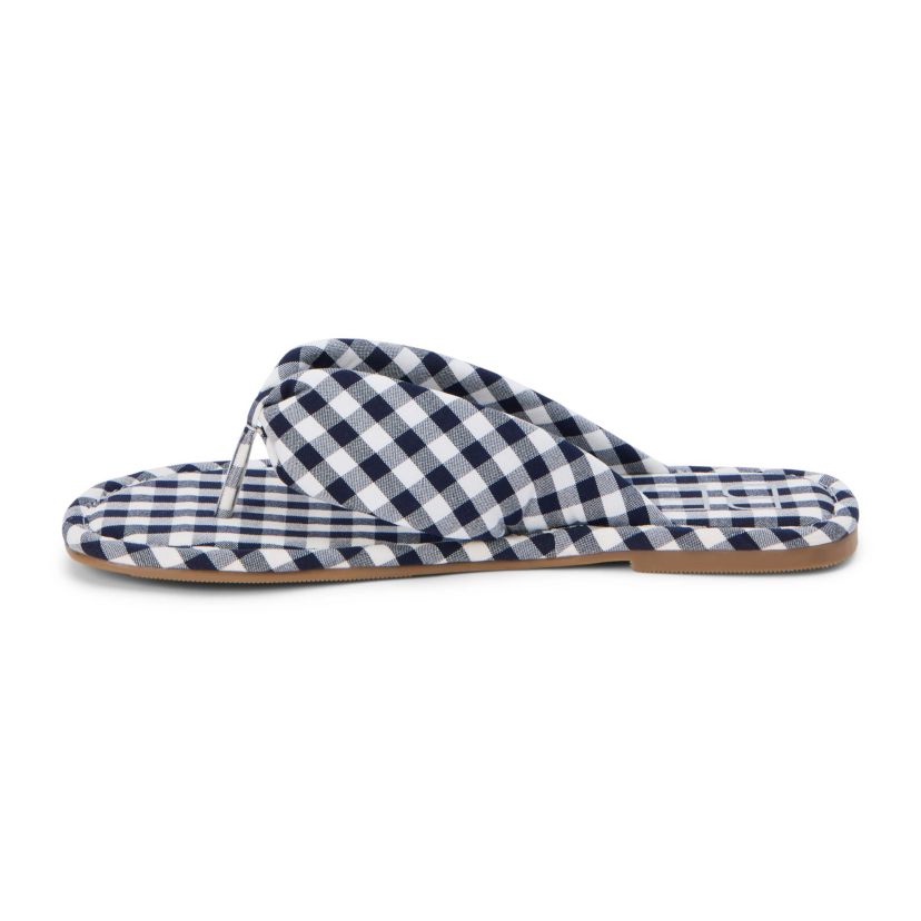 Vegan, flat flip flop sandal.