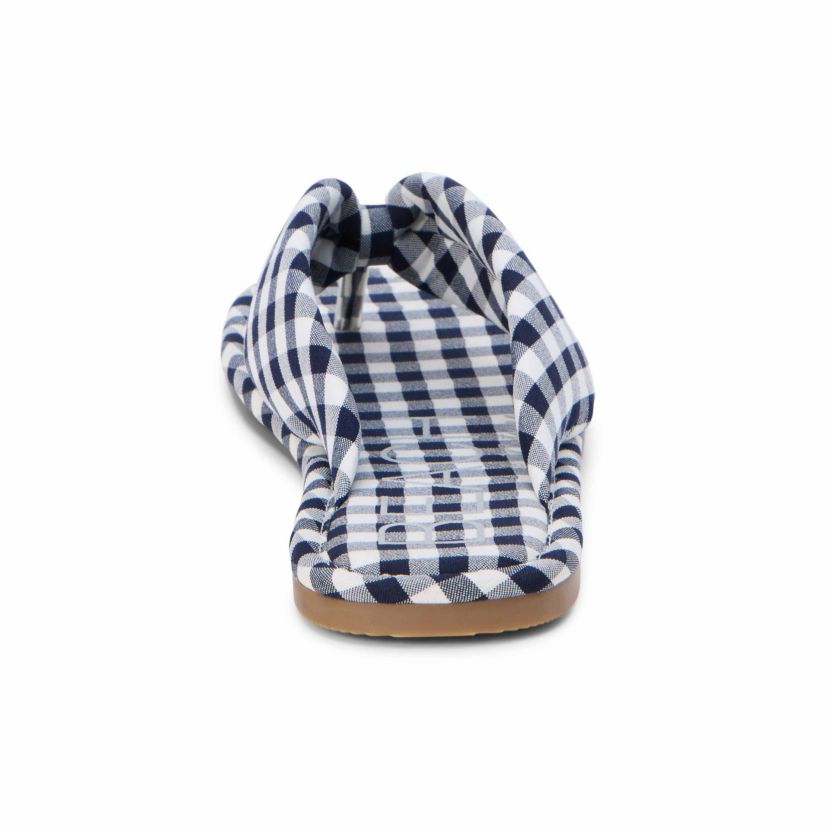 Vegan, flat flip flop sandal.