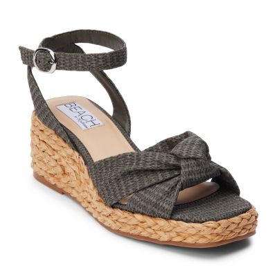 Beach by Matisse Women's Ibiza Platform Wedge, Black, 10M