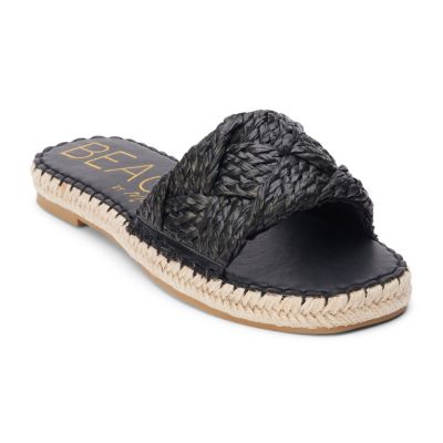 Beach by Matisse Women's Ivy Slide Sandal, Black, 5M