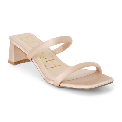 Coconuts by Matisse Women's Vegan two-band sandal on slender block heel