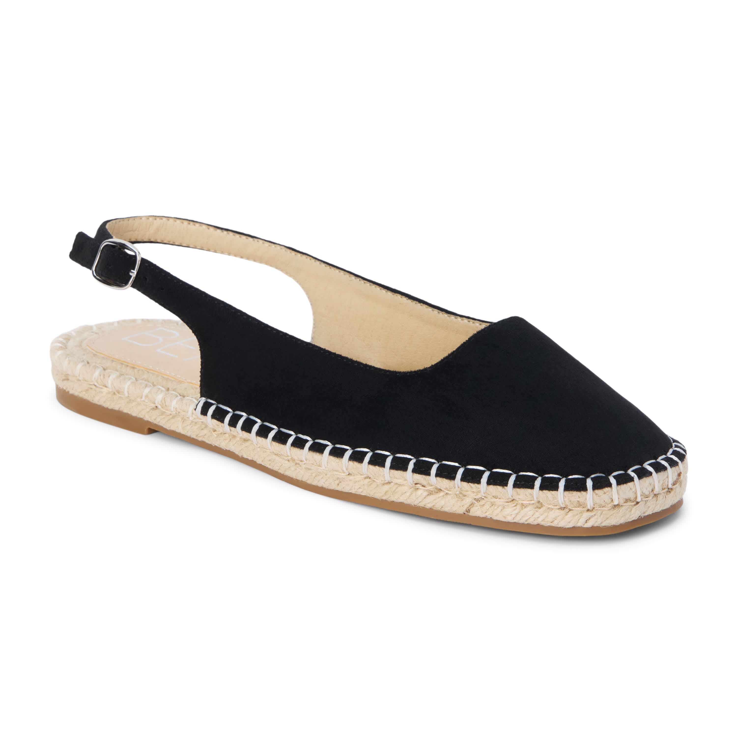 Vegan slingback espadrille.