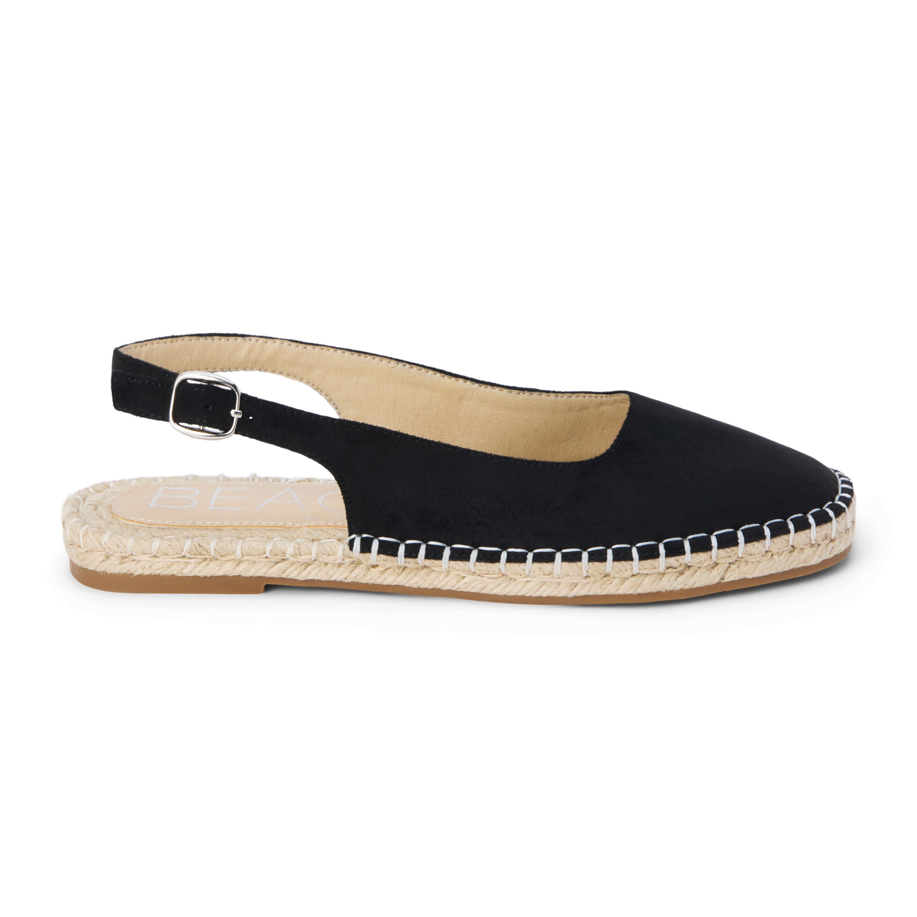 Vegan slingback espadrille.