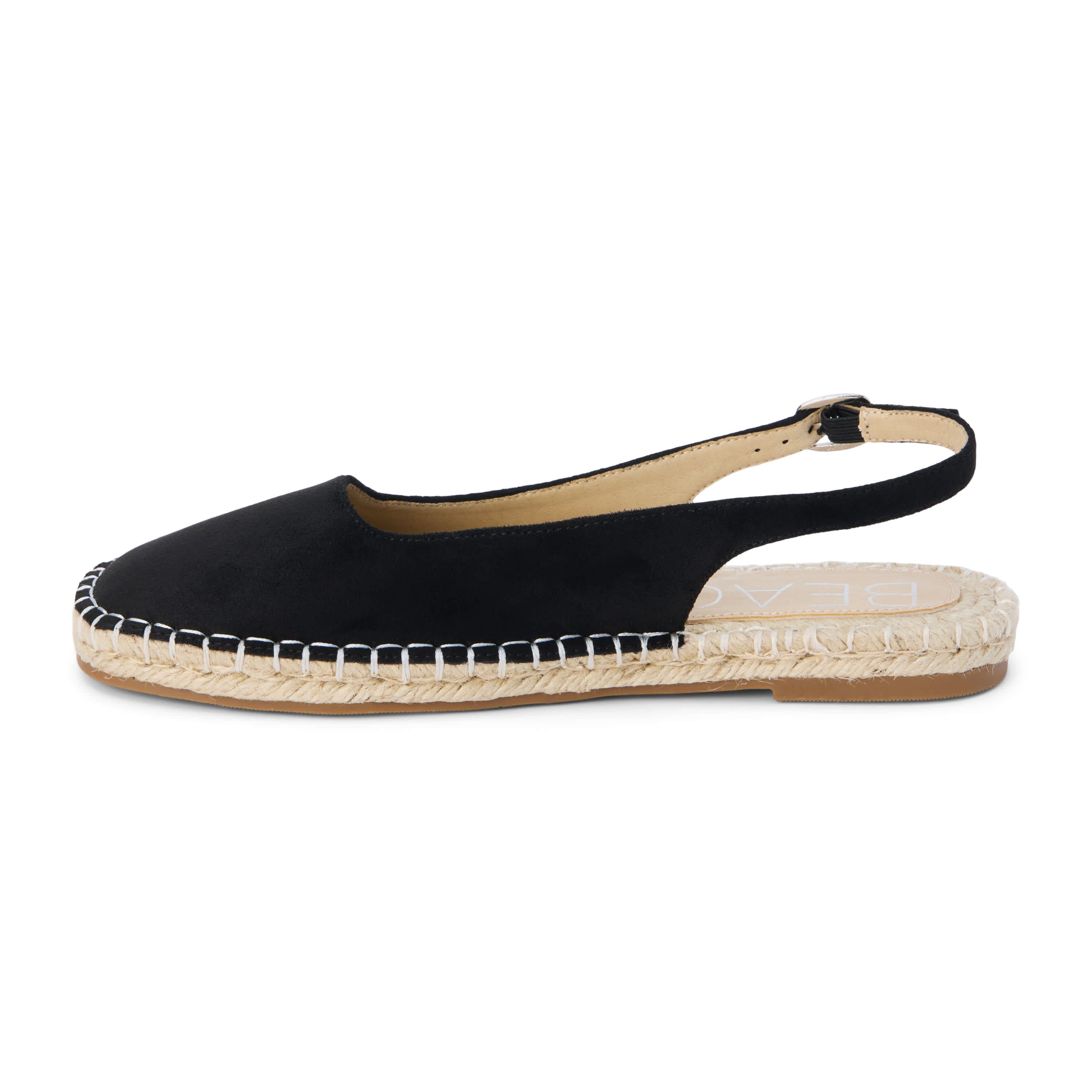 Vegan slingback espadrille.