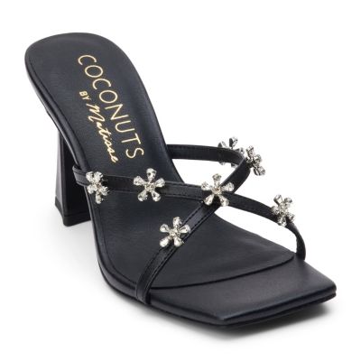 Coconuts by Matisse Women's Levi Heeled Sandal, Black, 7M