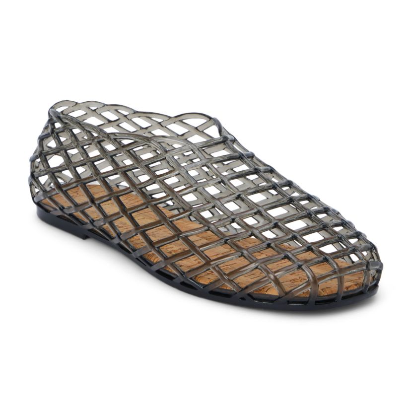 Vegan, jelly ballet flat.