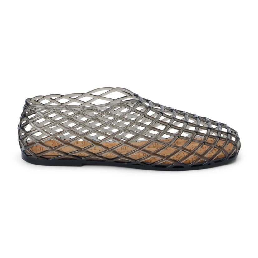 Vegan, jelly ballet flat.