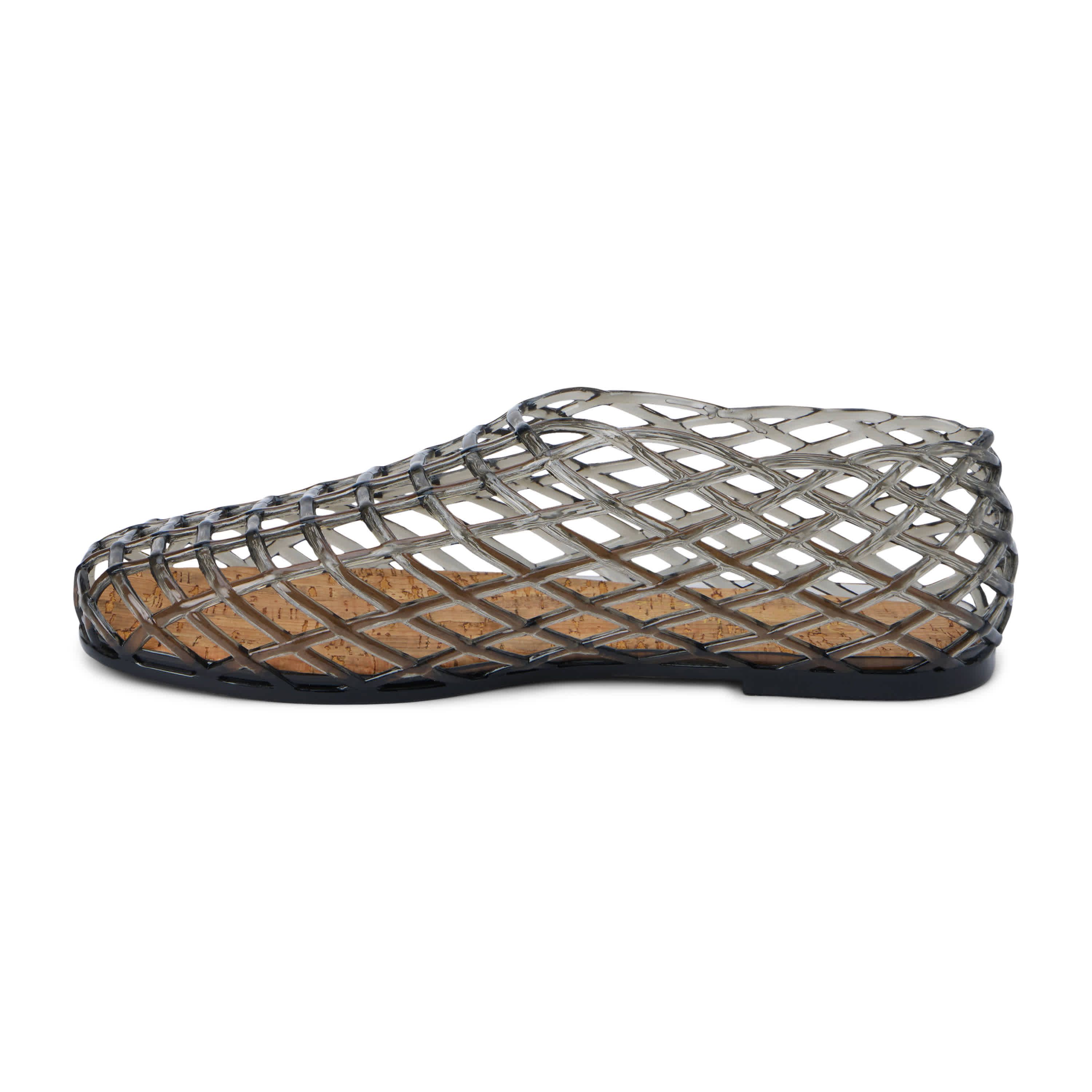 Vegan, jelly ballet flat.