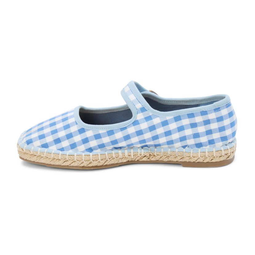 Vegan, Mary Jane espadrille flat.