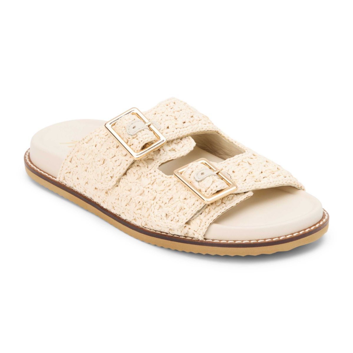 Crochet two band footbed sandal