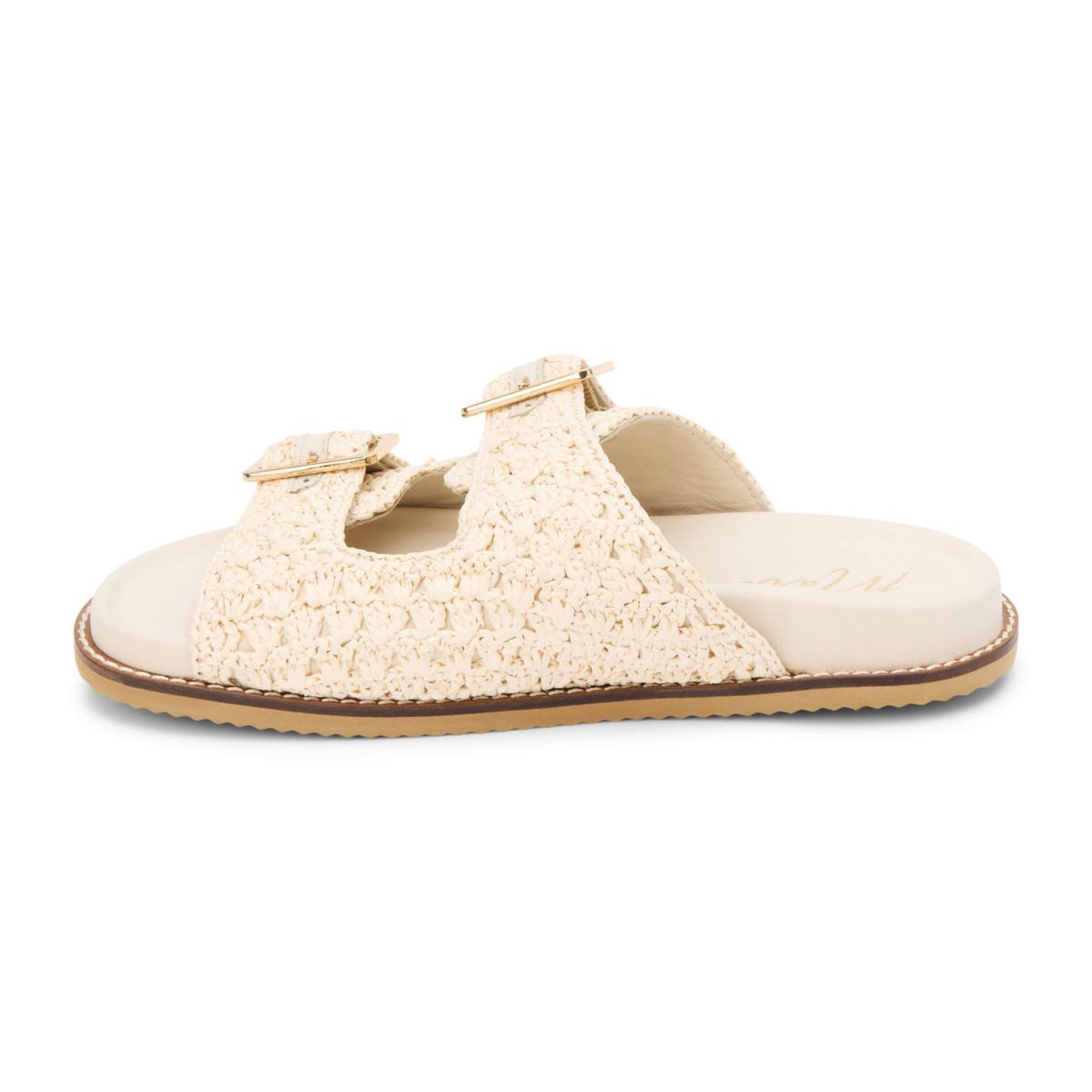 Crochet two band footbed sandal