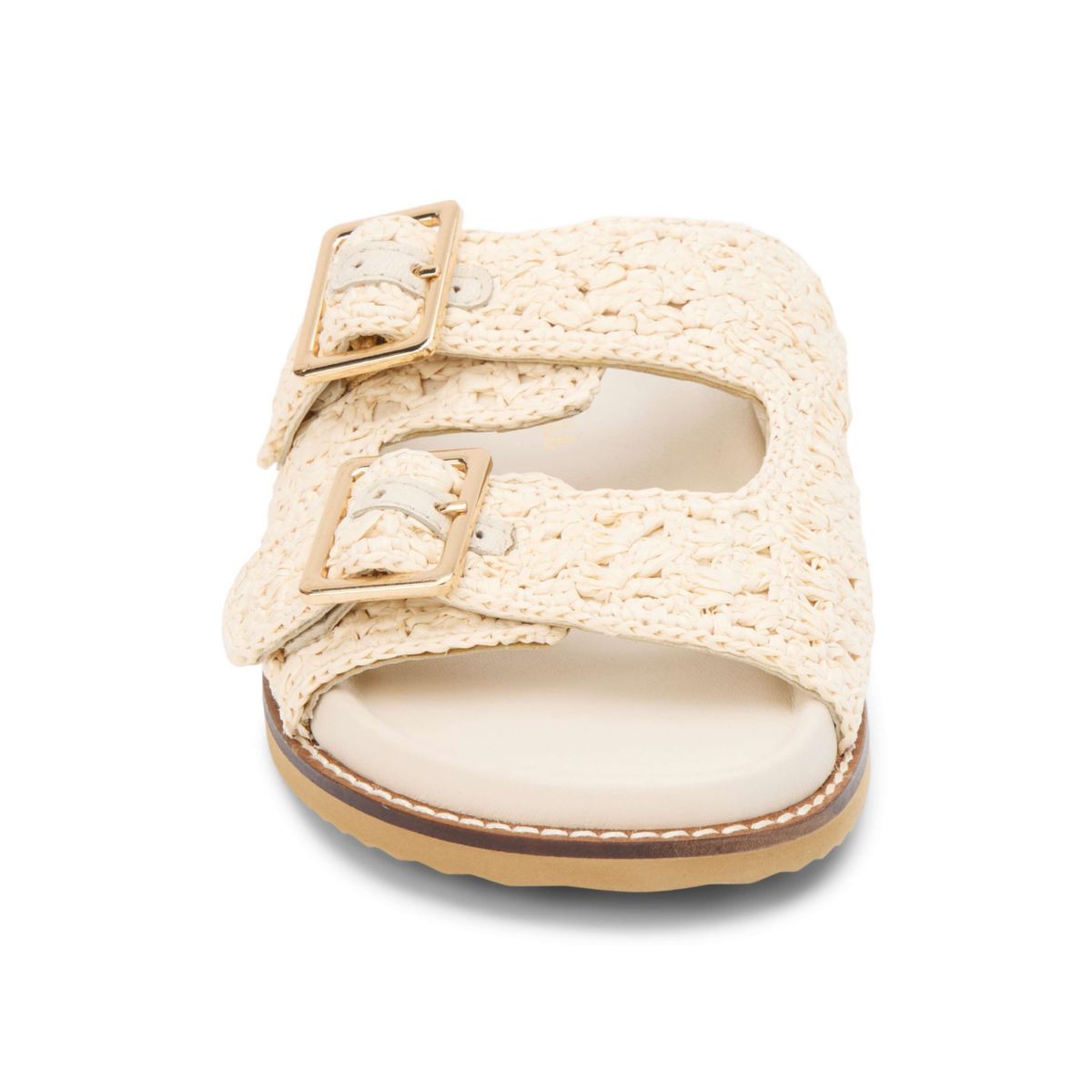 Crochet two band footbed sandal