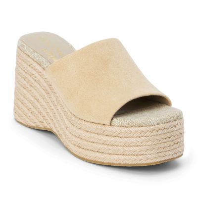 Coconuts by Matisse Women's Vegan, single band wedge sandal, 10M