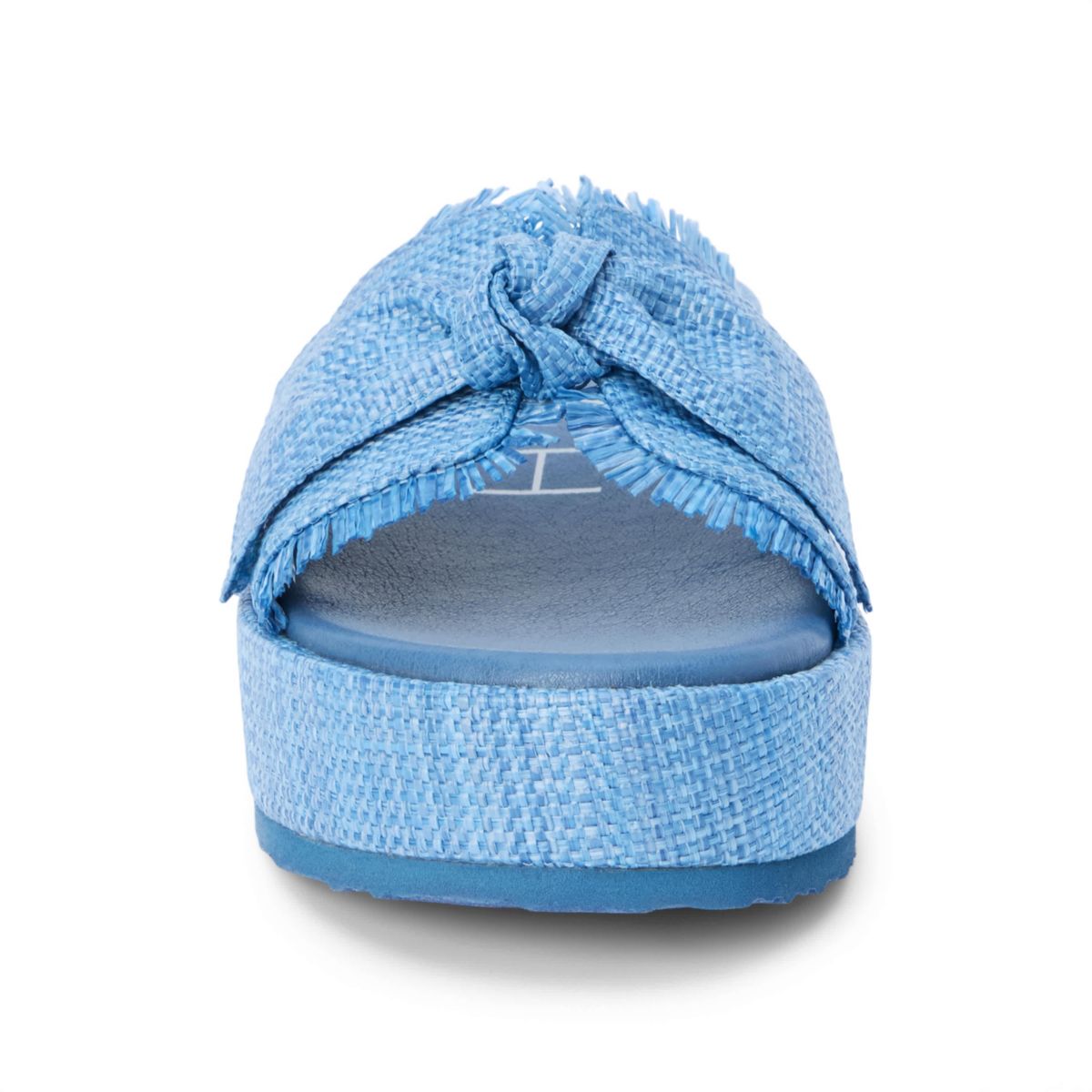 Vegan Platform Sandal with Bow Detail