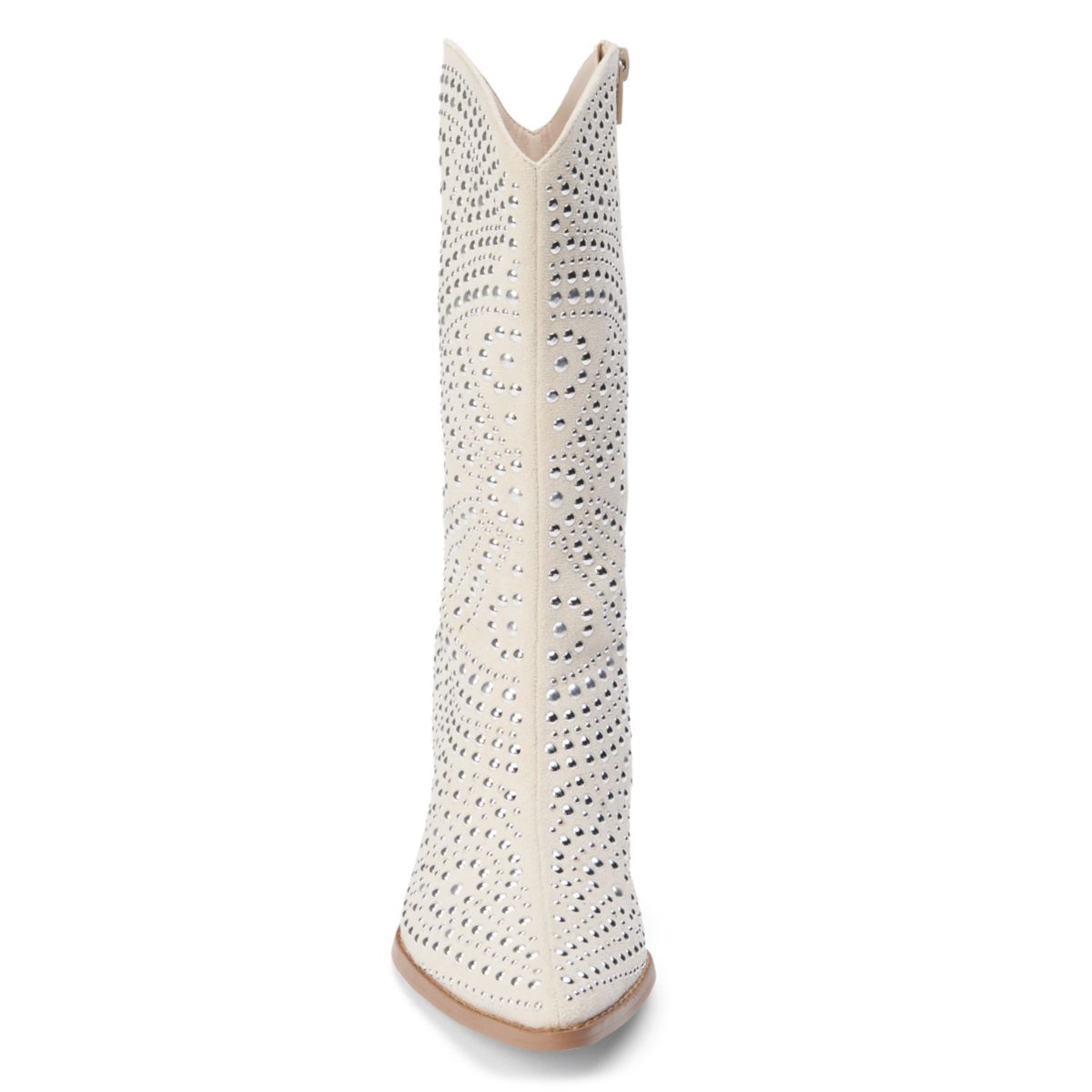 Mid calf boot with studs