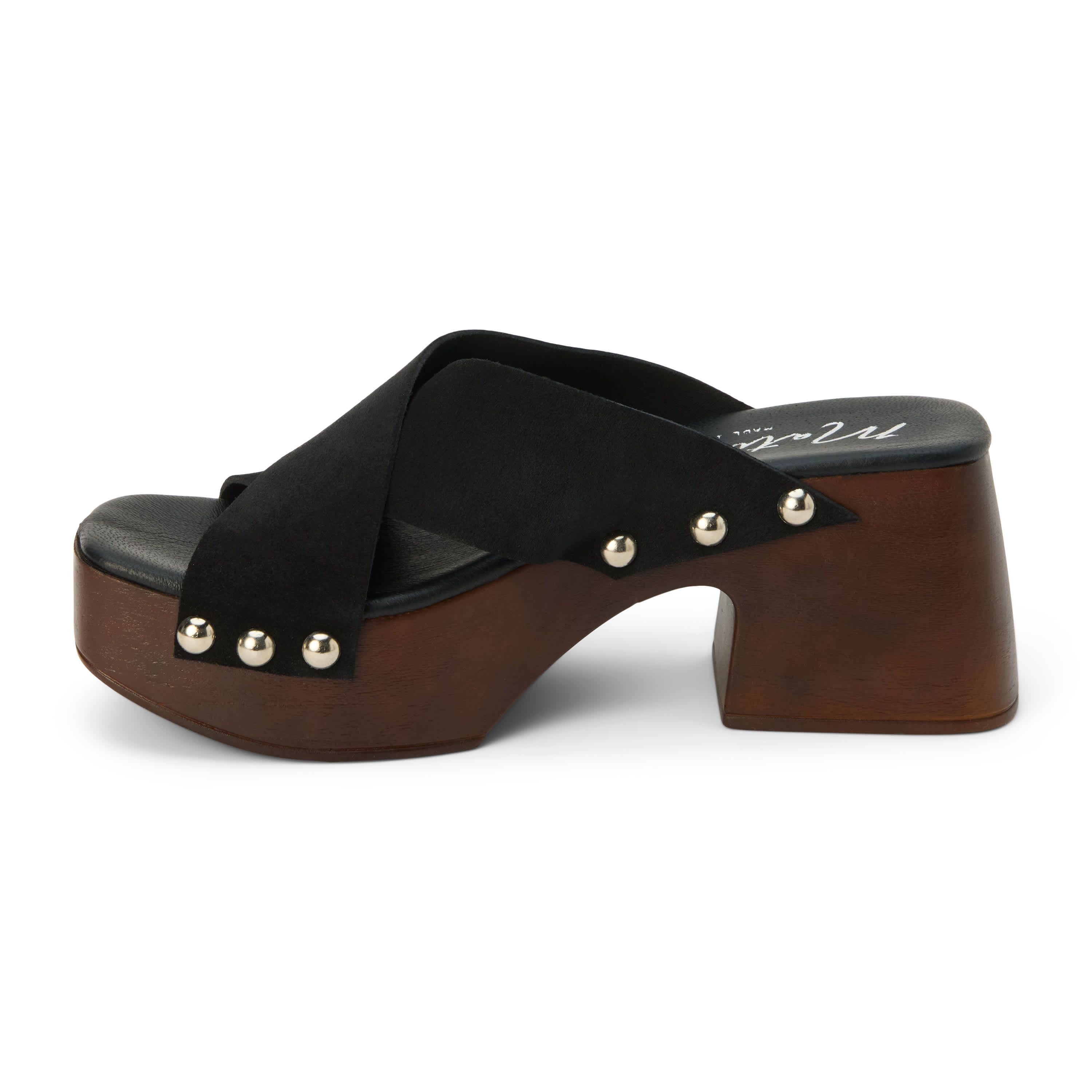 Criss-cross clog sandal