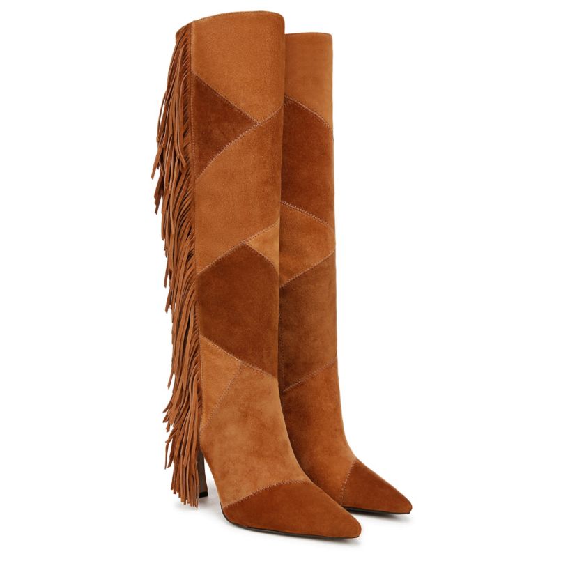 Ellis Knee High Fringe Boot