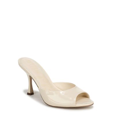 Sam Edelman Women's Jeanie Heeled Mule, Ivory, 5.5M